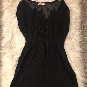 AEO Sheer Peasant Dress